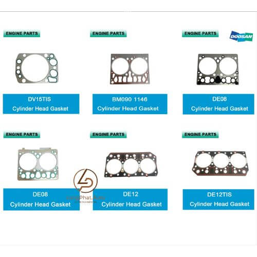 Gioăng mặt máy Doosan DV15 65.03901-0015